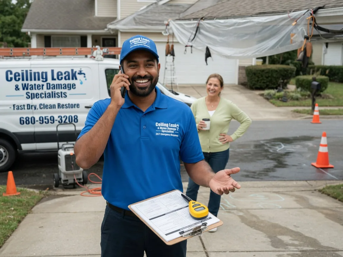 Ceiling Leak Cleanup Little Falls, MN FAQs